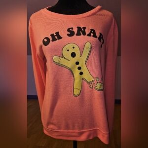 Chirstmas Sweater With Gingerbread Man